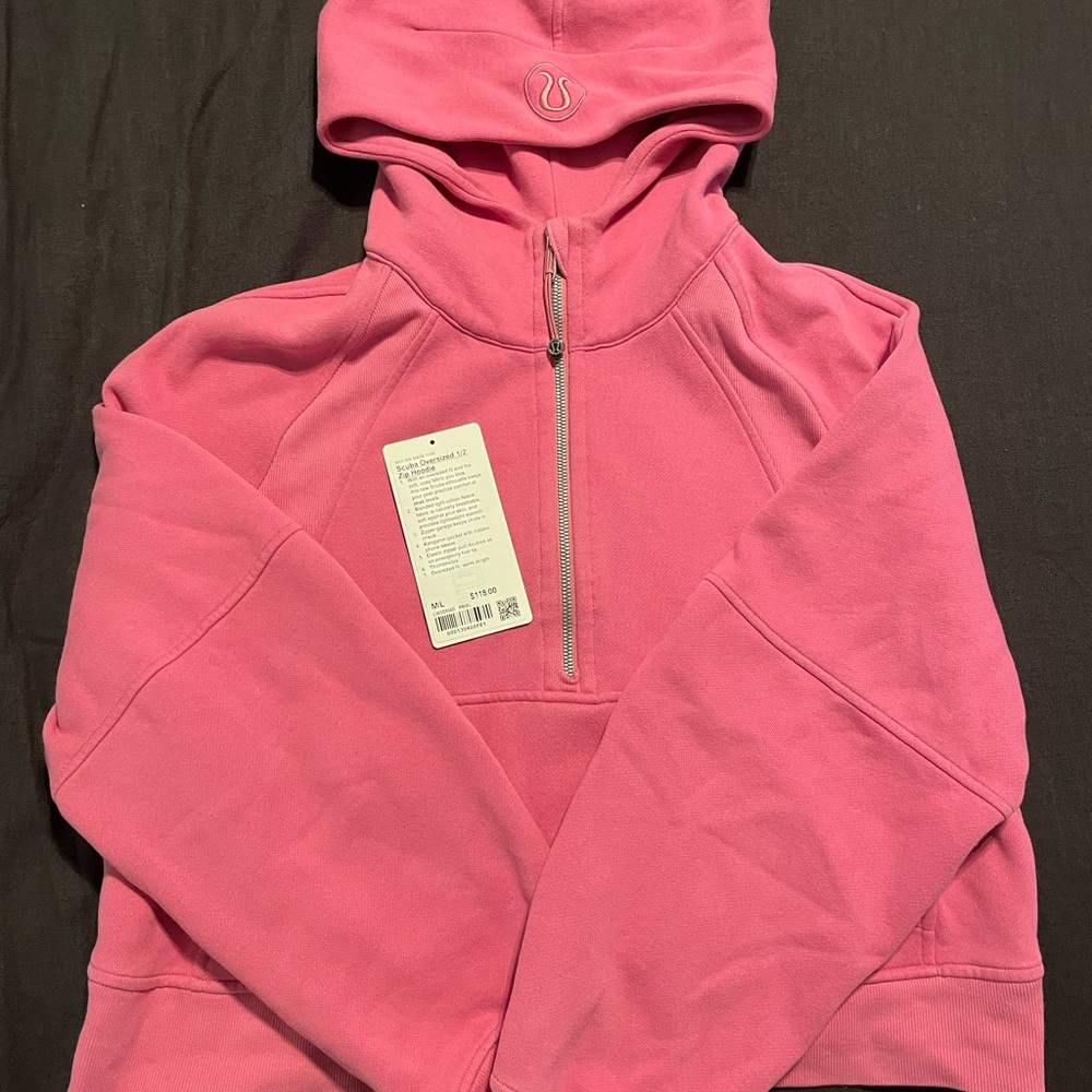 Lululemon Scuba oversized 1/2 zip